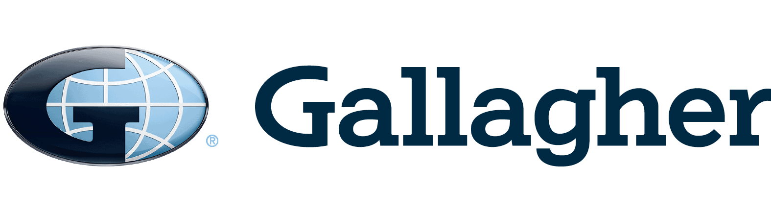 Gallagher company logo in dark blue color fonts